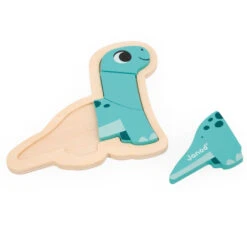 JANOD Puzzel Dino's 18 M+ / 2-3-4-5 Stks -Janod 115824 5