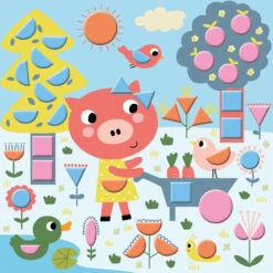 Janod -Janod JANODatelierknutselsetgeostickers117740 7