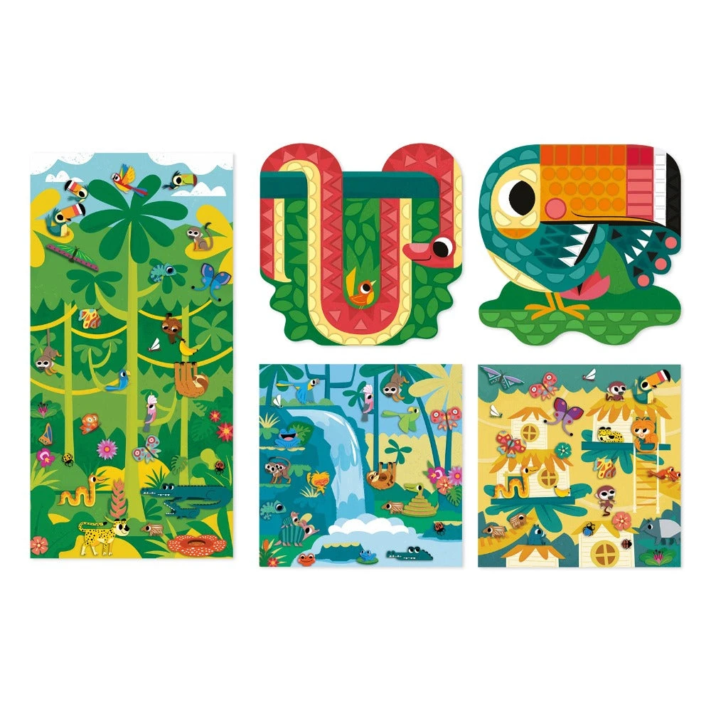 JANOD Atelier Knutselset Stickers Plakken 5 Jr+ 9 JANOD Atelier Knutselset Stickers Plakken 5 Jr+ - Afbeelding 7