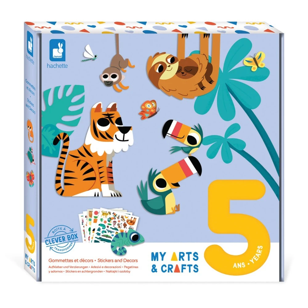 JANOD Atelier Knutselset Stickers Plakken 5 Jr+ 3 JANOD Atelier Knutselset Stickers Plakken 5 Jr+