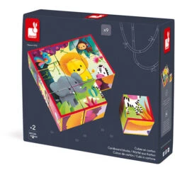 JANOD Blokpuzzel Jungledieren 2 Jr+ / 9 Stks 9 JANOD Blokpuzzel Jungledieren 2 Jr+ / 9 Stks -Janod JANODblokpuzzeljungledieren2jr 9stks112732 4