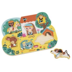 JANOD Knoppuzzel Platteland 18 Mnd+ -Janod JANODknoppuzzelplatteland117107 2