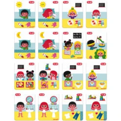 JANOD Magneetboek Klok Kijken 3 Jr+ -Janod JANODmagneetboekklokkijken3jr 112724 6