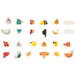 JANOD Magneten Mix Mach Vogels 2 Jr+ / 24 Stks 7 JANOD Magneten Mix Mach Vogels 2 Jr+ / 24 Stks -Janod JANODmagnetenmixmachvogels119643 4