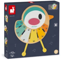 JANOD Pure Xylofoon Vogel 1jr+ -Janod JANODpurexylofoonvogel1jr 115163a