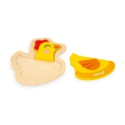 JANOD Puzzel Boerderij 18 M+ / 2-3-4-5 Stks -Janod JANODpuzzelboerderij117114 5