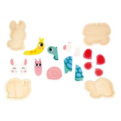 JANOD Puzzel Tuindieren 18 M+ / 2-3-4-5 Stks -Janod JANODpuzzeltuindieren117116 7