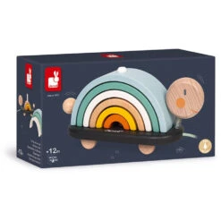 JANOD Trekfiguur Schildpad + Stapelaar 1jr+ 13 JANOD Trekfiguur Schildpad + Stapelaar 1jr+ -Janod JANODtrekfiguurschildpad stapelaar1jr 114405 11