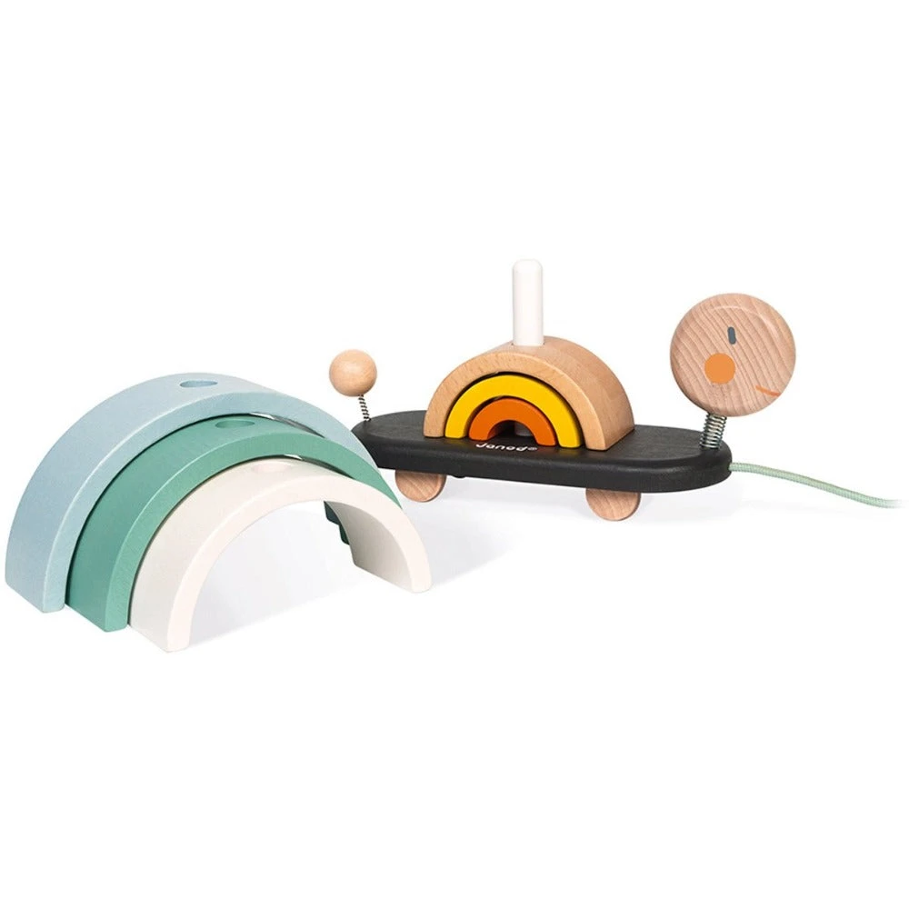 JANOD Trekfiguur Schildpad + Stapelaar 1jr+ 4 JANOD Trekfiguur Schildpad + Stapelaar 1jr+ - Afbeelding 2