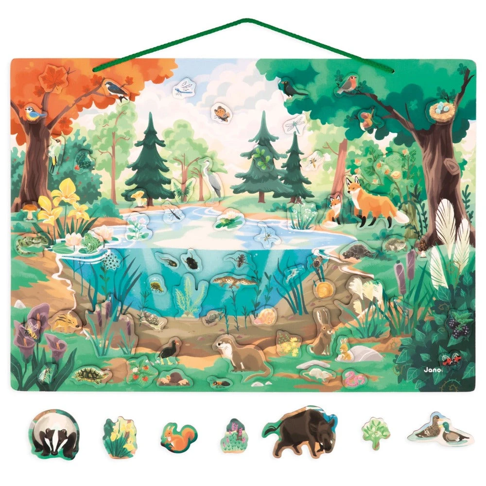 JANOD X WWF Magnetisch Bord Flora En Fauna 5 Jr+ 4 JANOD X WWF Magnetisch Bord Flora En Fauna 5 Jr+ - Afbeelding 2