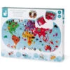 JANOD Badpuzzel Wereldkaart 3jr+ -Janod janod badpuzzel wereldkaart 3jr 114719 9