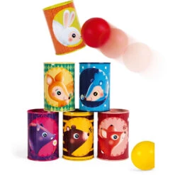 JANOD Blik Gooien 3 Jr+ -Janod janod blikgooien bosvrienden 113206 c