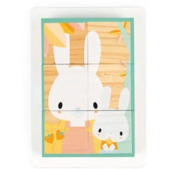 JANOD Blokpuzzel Dieren 12mnd+ / 6 Stks -Janod janod blokpuzzel dieren 12mnd 115158 15