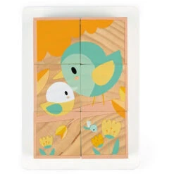 JANOD Blokpuzzel Dieren 12mnd+ / 6 Stks -Janod janod blokpuzzel dieren 12mnd 115158 16