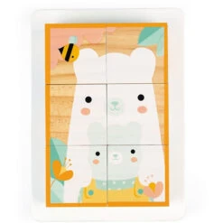 JANOD Blokpuzzel Dieren 12mnd+ / 6 Stks -Janod janod blokpuzzel dieren 12mnd 115158 17