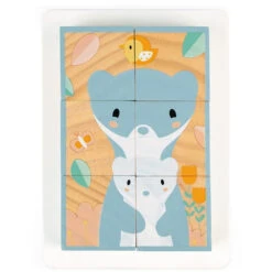 JANOD Blokpuzzel Dieren 12mnd+ / 6 Stks -Janod janod blokpuzzel dieren 12mnd 115158 18