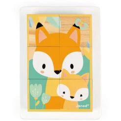 JANOD Blokpuzzel Dieren 12mnd+ / 6 Stks -Janod janod blokpuzzel dieren 12mnd 115158 19