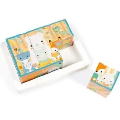 JANOD Blokpuzzel Dieren 12mnd+ / 6 Stks