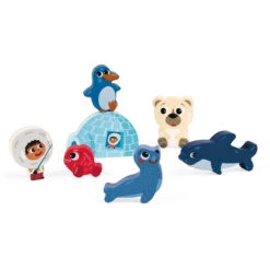 JANOD Chunky Puzzel Noordpool 18 Mnd+ -Janod janod chunky puzzel noordpool 117094 b