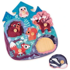 JANOD Knoppuzzel Bos 18 Mnd+ -Janod janod knopuzel bos 117097 c