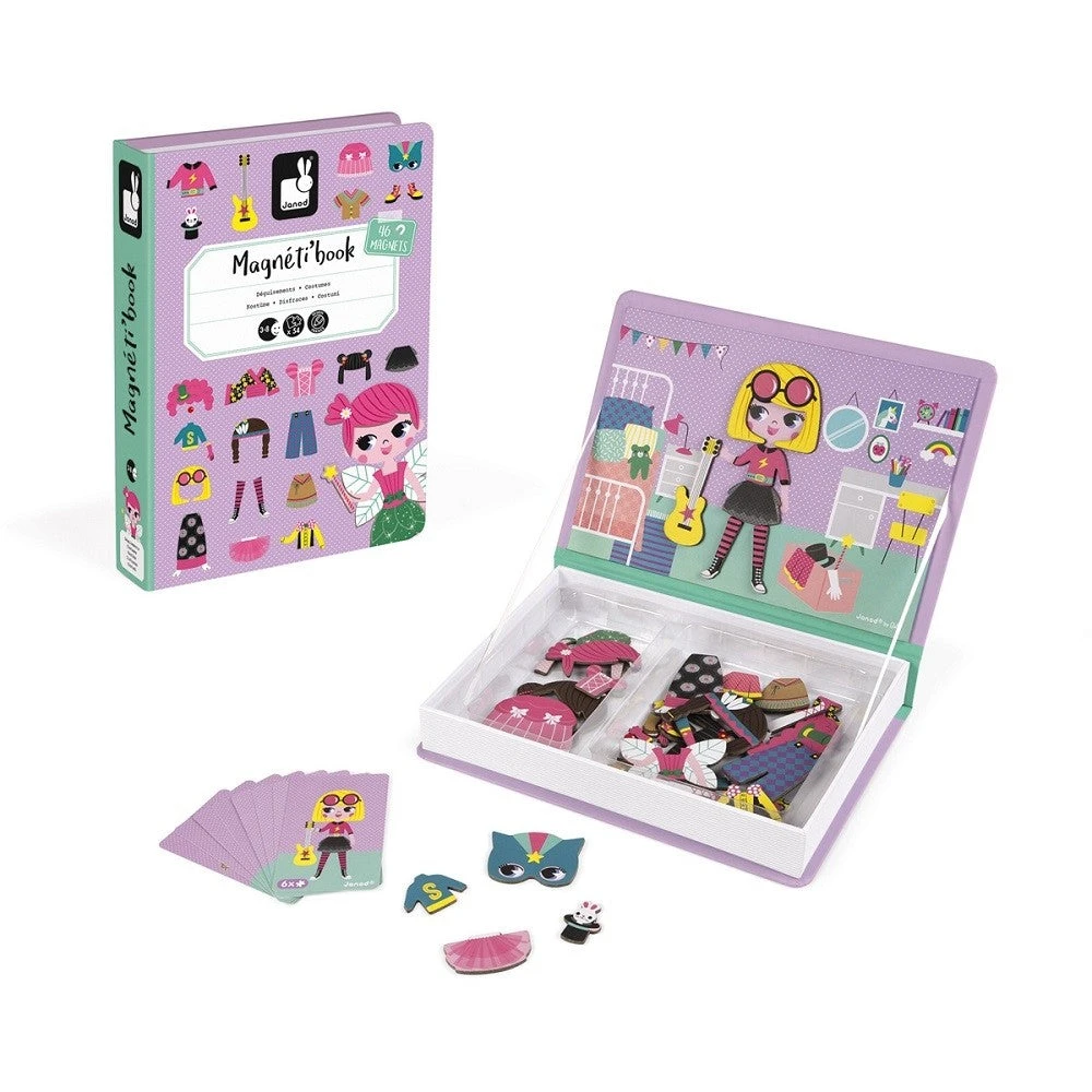 JANOD Magneetboek Kostuums Meisjes 3 Jr+ 4 JANOD Magneetboek Kostuums Meisjes 3 Jr+ - Afbeelding 2