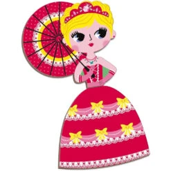 JANOD Magneetboek Prinsessen 3 Jr+ 10 JANOD Magneetboek Prinsessen 3 Jr+ -Janod janod magneet boek prinsessen 112725 d