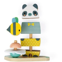 JANOD Pure Stapeltoren Beer 12 Mnd+ -Janod janod pure stapeltoren beer 115156c