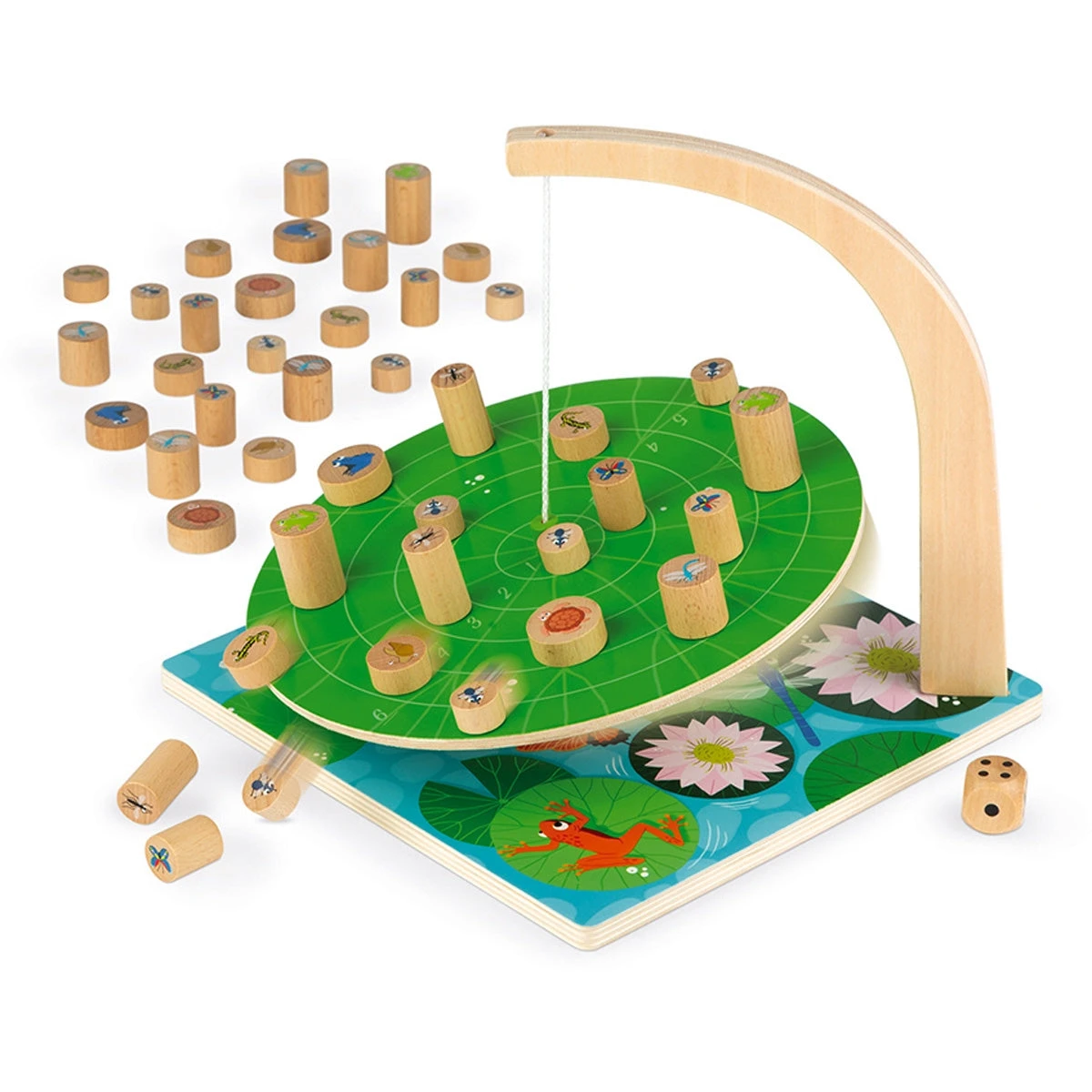 JANOD Balansspel Waterlelie Challenge 6 Jr+ 4 JANOD Balansspel Waterlelie Challenge 6 Jr+ - Afbeelding 2