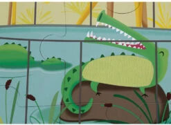 JANOD Voelpuzzel Dierentuin 3 Jr+ / 20 Stks -Janod janod voelpuzzel dierentuin 112774 d